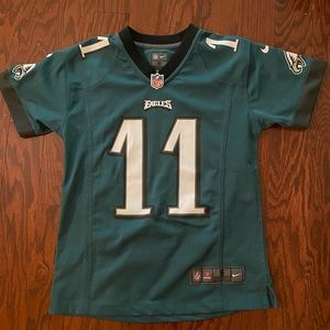 COPY - EAGLES kids size Carson Wentz NFL authentic jersey sz S